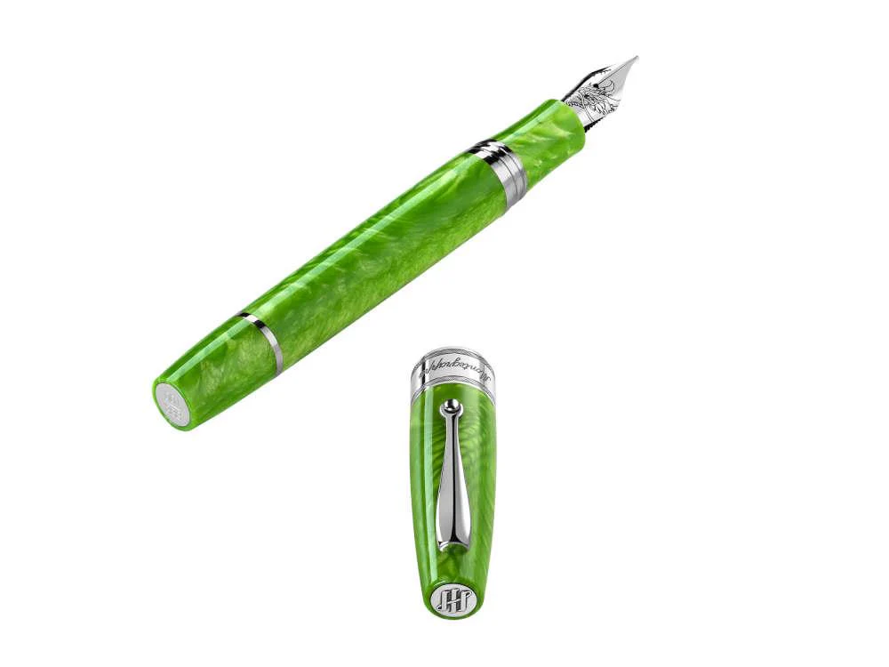 Montegrappa Regal Year Of The Dragon Green Mamba Fountain Pen, ISYDN-IG - Image 6