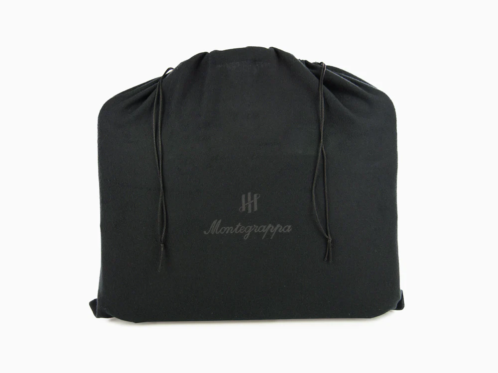 Montegrappa Signet Series Backpack, Leather, Black, Zip, IC00BP00 - Image 9