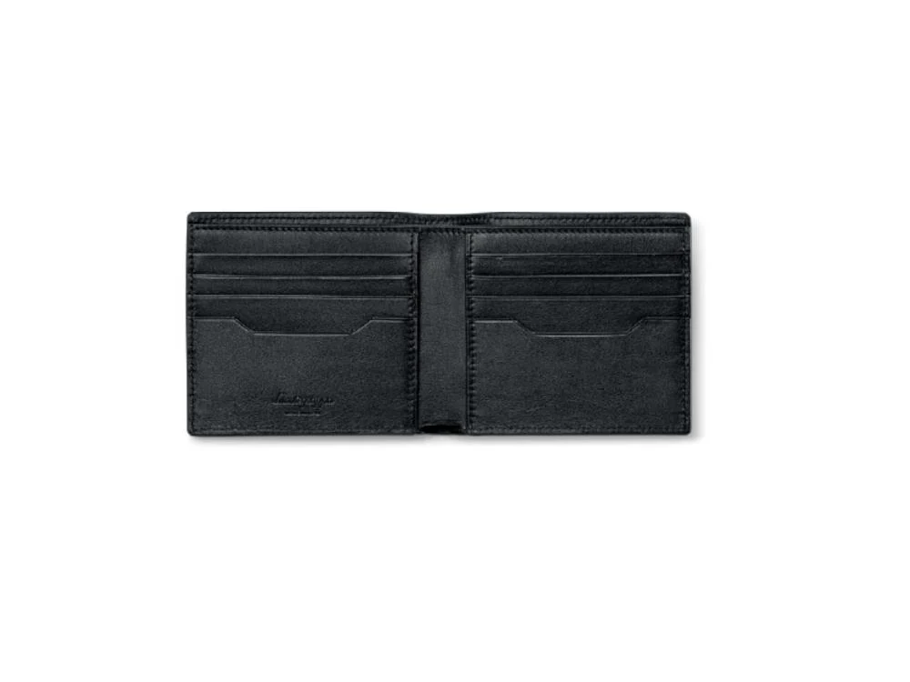 Montegrappa Signet Series Bussines Wallet, Black, Leather, Cards, IC00WA01 - Image 4