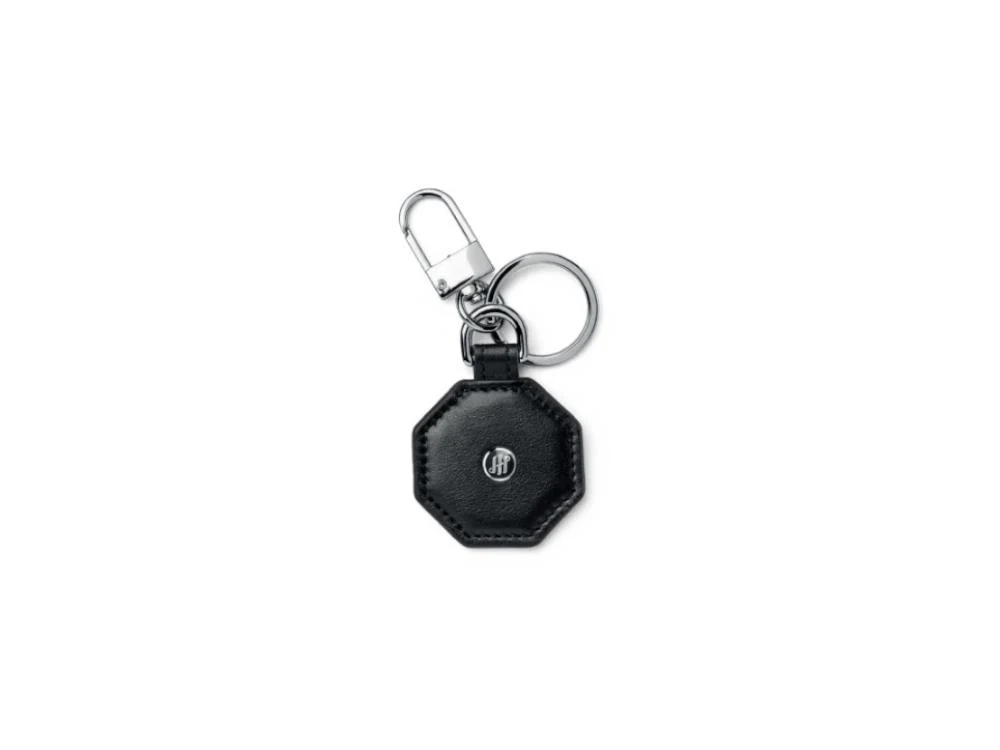 Montegrappa Signet Series Otto Key ring, Leather, Black, 1, IC00KH01 - Image 2