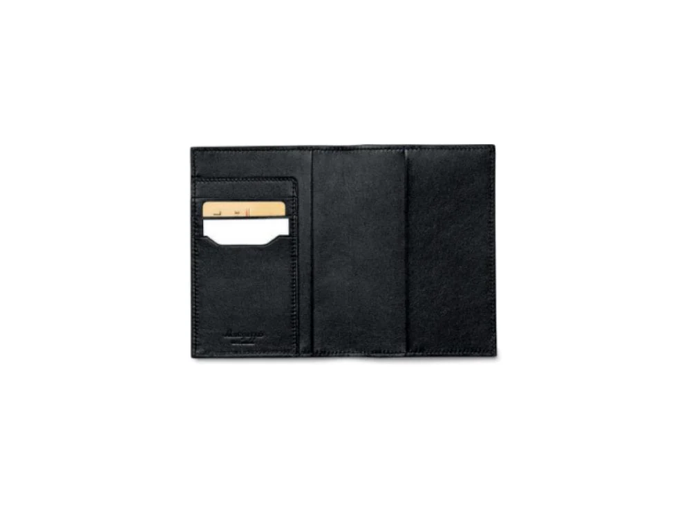 Montegrappa Signet Series Passaport Case, Black, Leather, Jacquard, IC00PH00 - Image 3