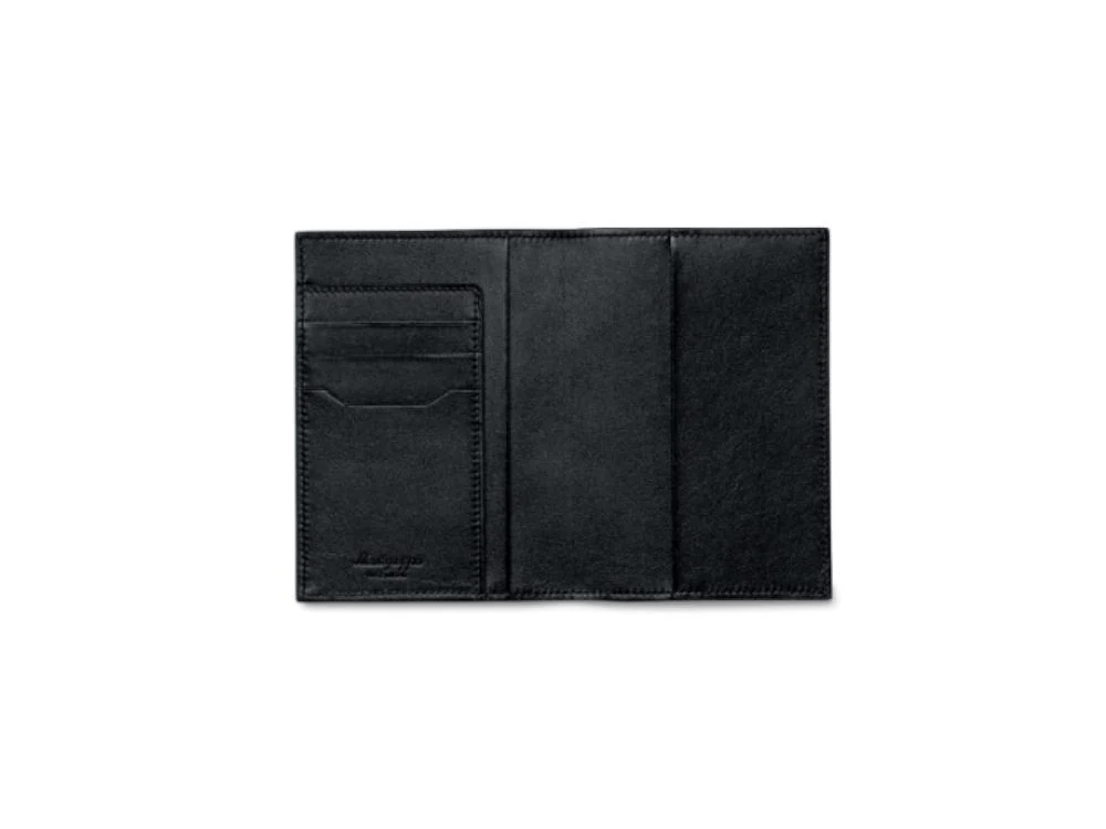 Montegrappa Signet Series Passaport Case, Black, Leather, Jacquard, IC00PH00 - Image 4