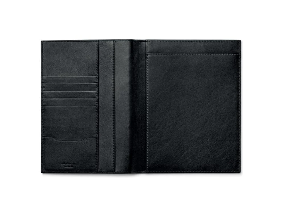 Montegrappa Signet Series Writing Folder, Leather, Black, IC00HN00 - Image 4