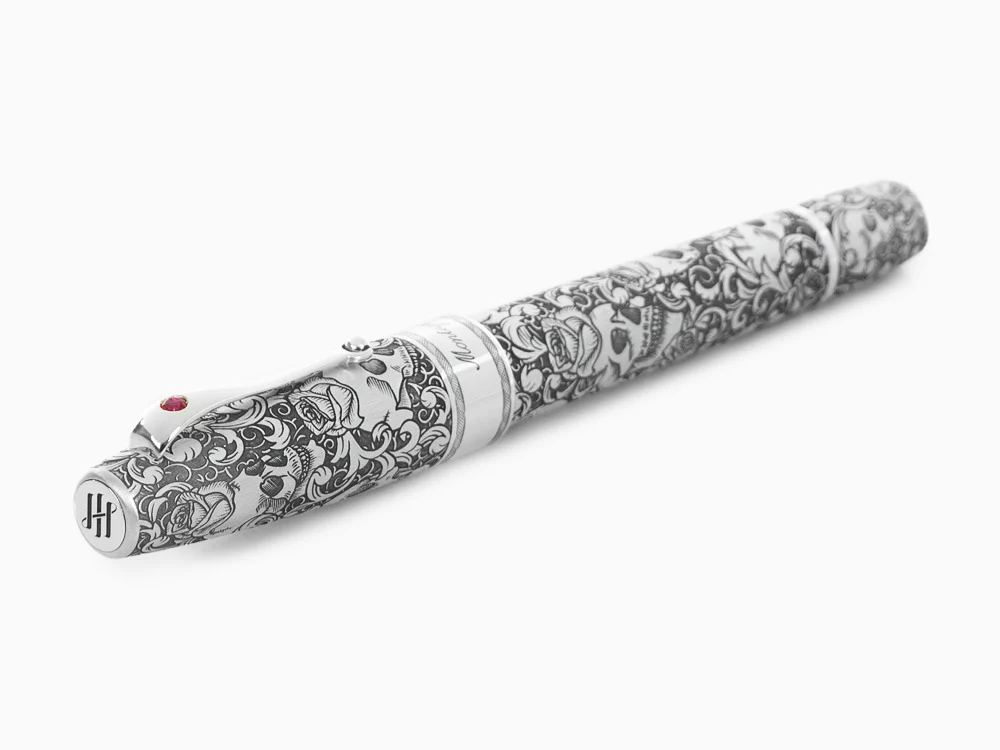 Montegrappa Skulls & Roses Fountain Pen, Limited Edition, ISSKN-SE - Image 6