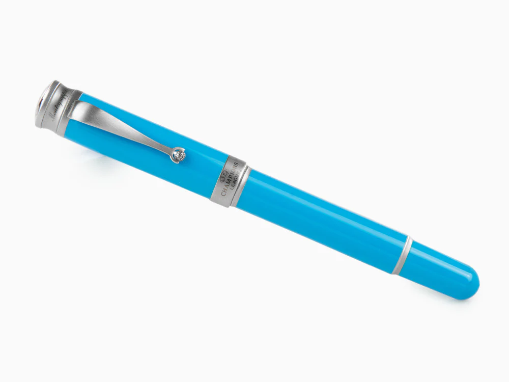 Montegrappa UEFA Champions League Fountain Pen, Blue Resin, ISUBN-AA - Image 3
