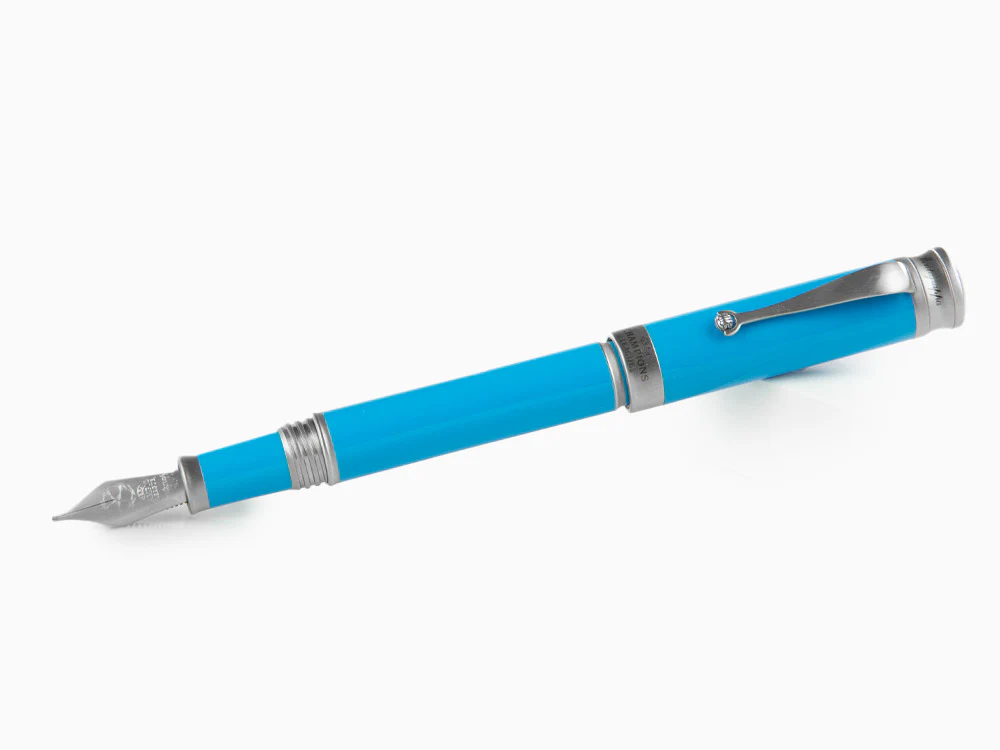 Montegrappa UEFA Champions League Fountain Pen, Blue Resin, ISUBN-AA - Image 4