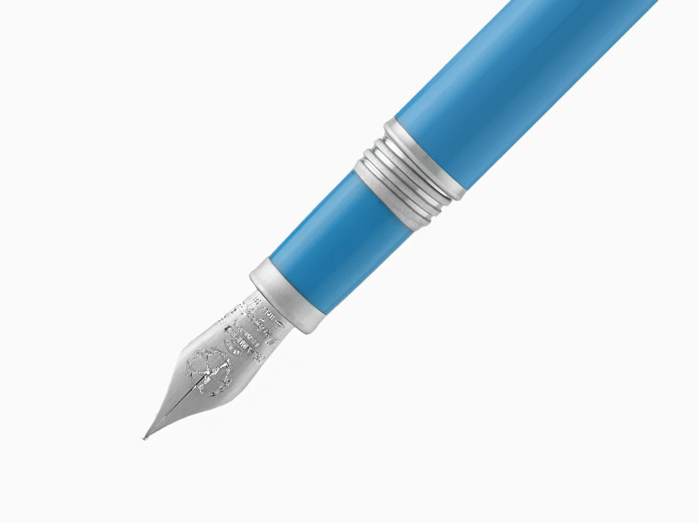 Montegrappa UEFA Champions League Fountain Pen, Blue Resin, ISUBN-AA - Image 5