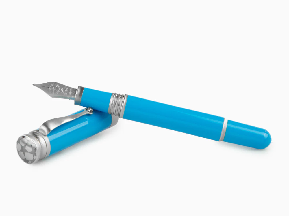 Montegrappa UEFA Champions League Fountain Pen, Blue Resin, ISUBN-AA - Image 8