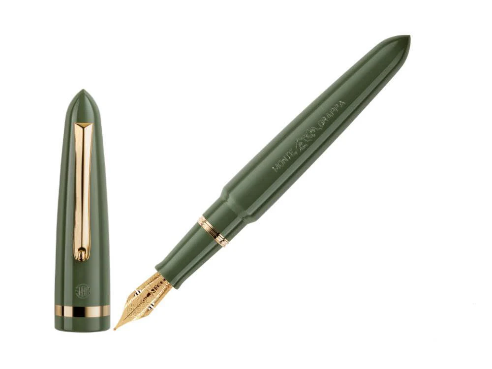 Montegrappa Venetia Fountain Pen, Green, 14k Gold Flex, ISVEN-XG-2 - Image 2