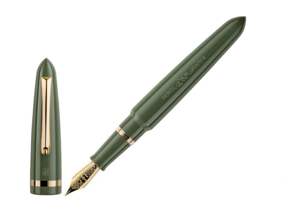 Montegrappa Venetia Lagoon Fountain Pen, Green, 14k Gold, ISVEN-4G-2 - Image 2