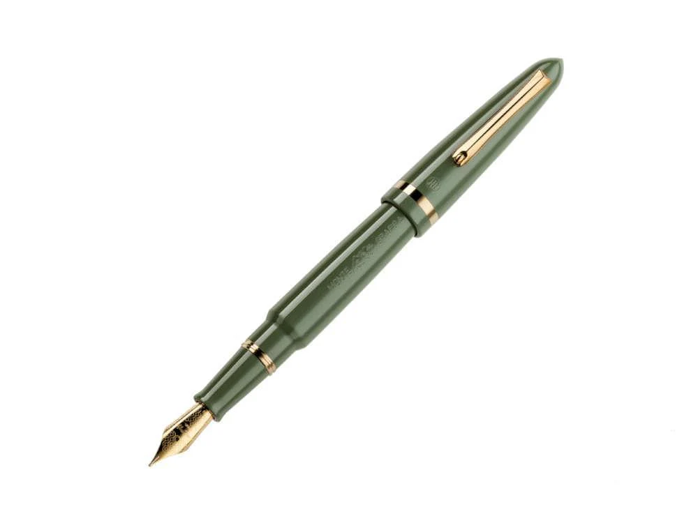 Montegrappa Venetia Lagoon Fountain Pen, Green, Steel, ISVEN-AG-2 - Image 4