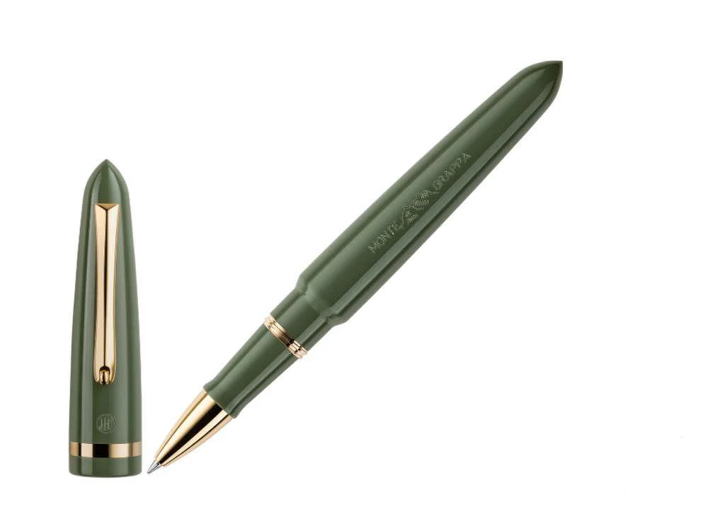 Montegrappa Venetia Lagoon Rollerball pen, Green, Gold plated, ISVENRAG-2 - Image 2