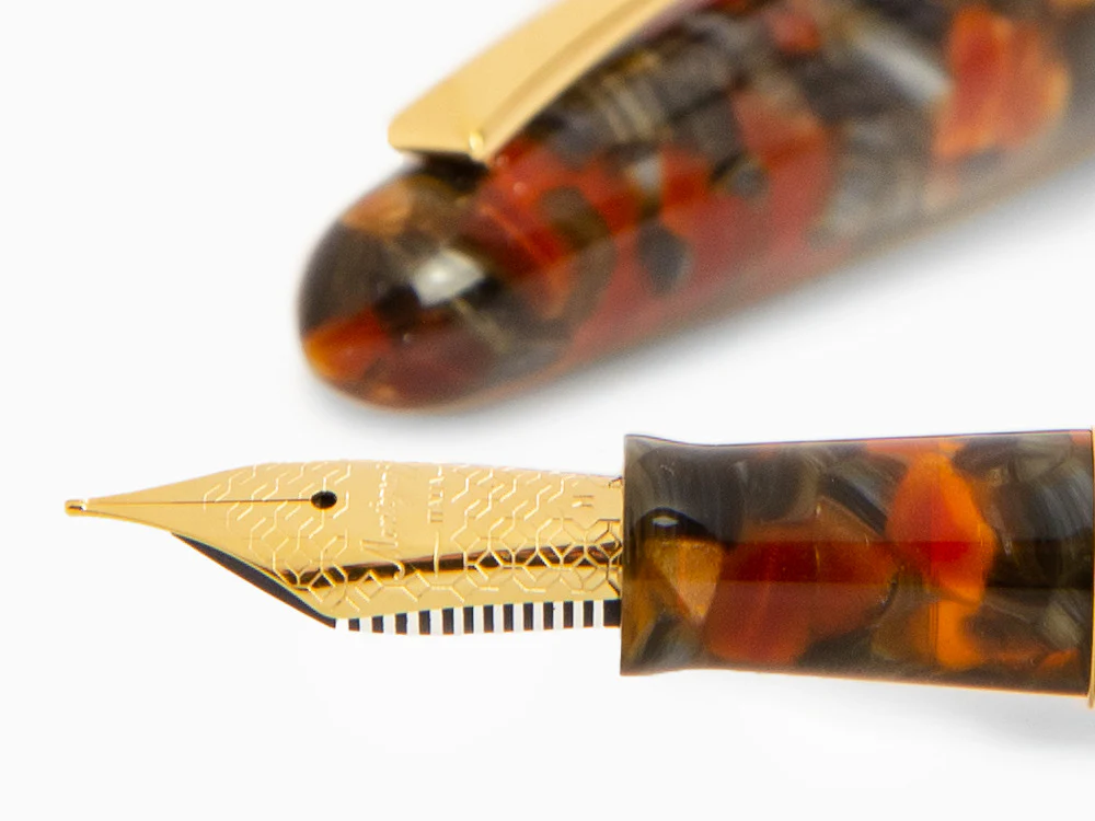 Montegrappa Venetia Plume Agate Fountain Pen, Stainless Steel, ISVEN_AJ - Image 5