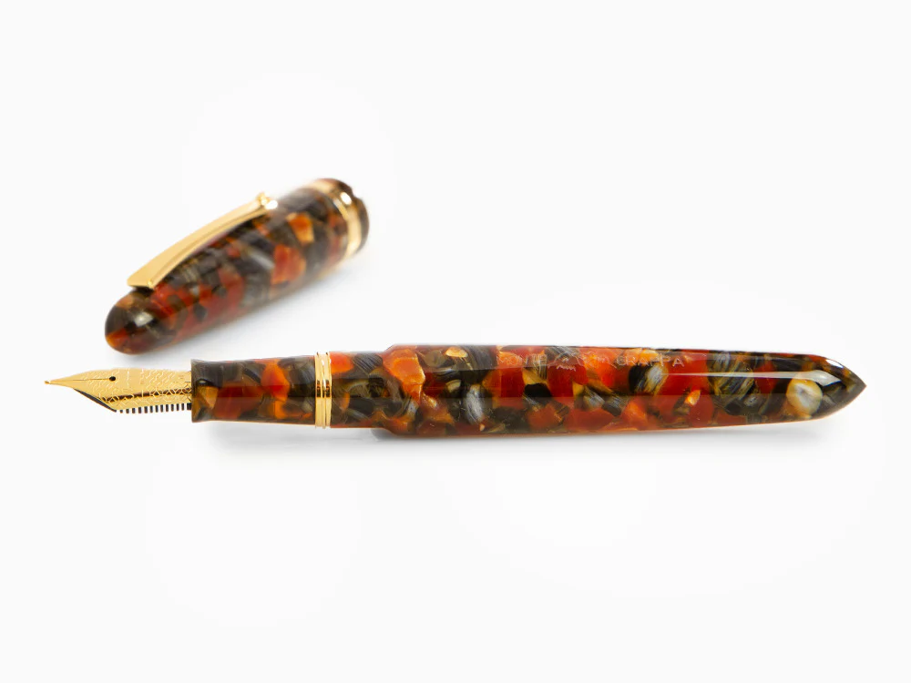 Montegrappa Venetia Plume Agate Fountain Pen, Stainless Steel, ISVEN_AJ - Image 7