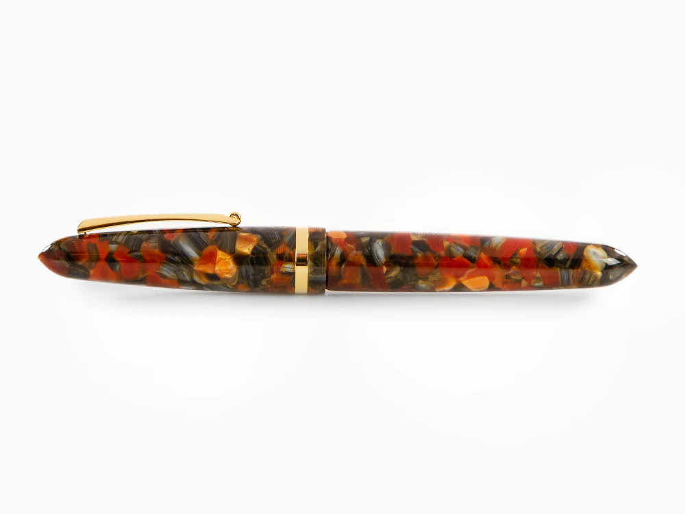 Montegrappa Venetia Plume Agate Fountain Pen, Stainless Steel, ISVEN_AJ - Image 9