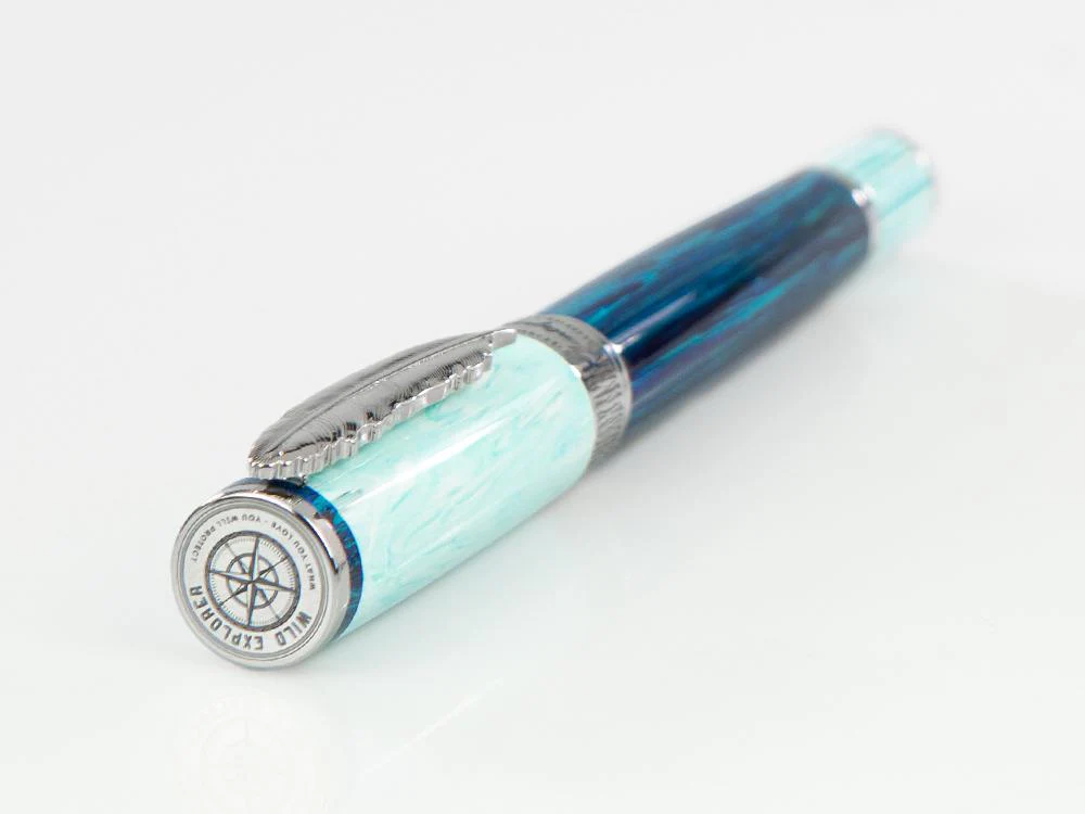 Montegrappa Wild Arctic Fountain Pen, Blue, Limited Edition, ISWDR-AA - Image 6