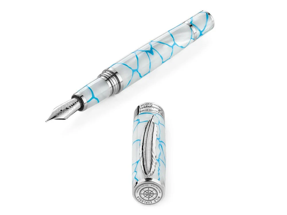 Montegrappa Wild: Arctic Ice Fountain Pen, Limited Edition, ISWDR-IA - Image 2