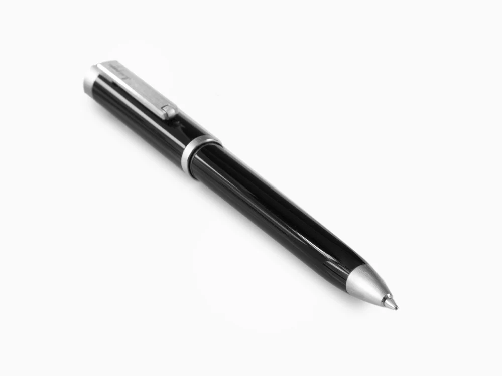 Montegrappa Zero Ballpoint pen, Black Resin, Palladium IP, ISZEIBIP - Image 3