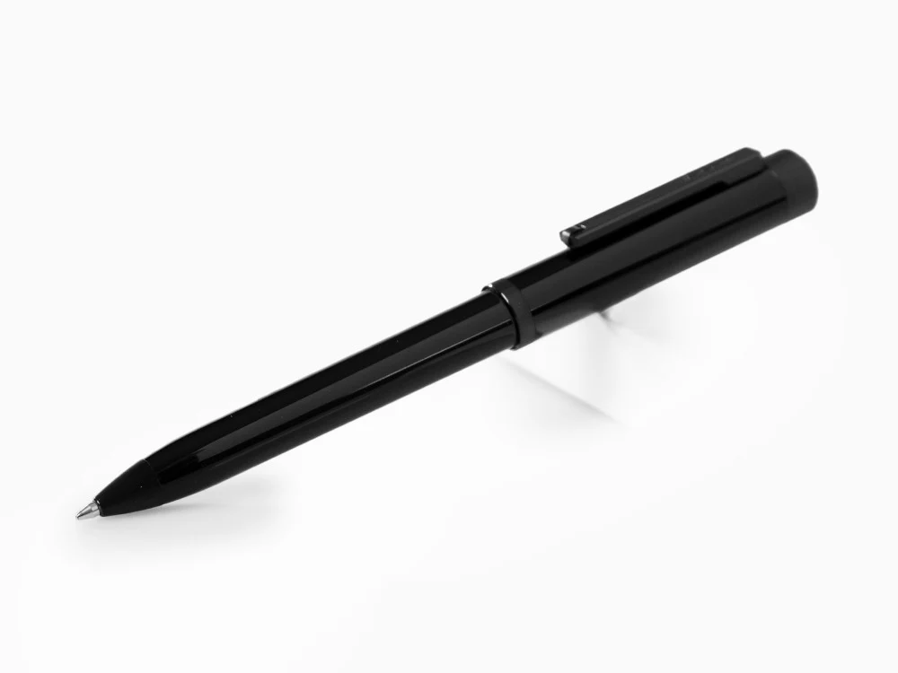 Montegrappa Zero Ballpoint pen, Black Resin, Ultra Black, ISZEIBIC - Image 2