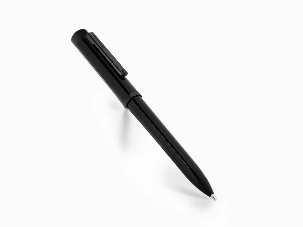Montegrappa Zero Ballpoint pen, Black Resin, Ultra Black, ISZEIBIC - Image 3