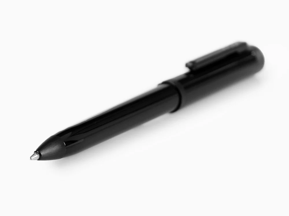 Montegrappa Zero Ballpoint pen, Black Resin, Ultra Black, ISZEIBIC - Image 5