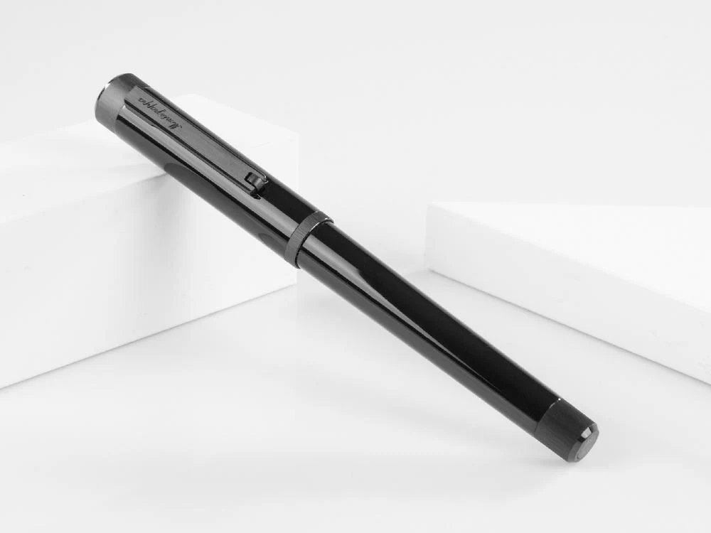 Montegrappa Zero Fountain Pen, Black Resin, Flex, ISZEI-XC - Image 3