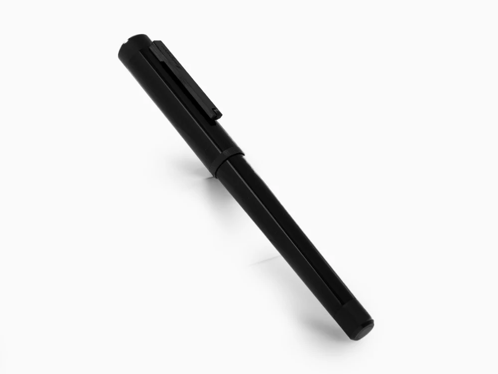 Montegrappa Zero Fountain Pen, Black Resin, Ultra Black, ISZEI-IC - Image 3