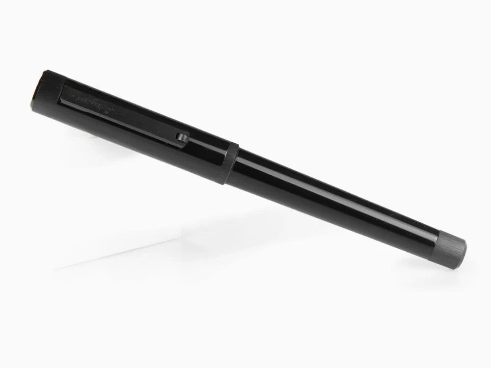 Montegrappa Zero Fountain Pen, Ultra Black Ruthenium, ISZEI-4C - Image 3