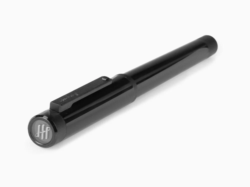 Montegrappa Zero Fountain Pen, Ultra Black Ruthenium, ISZEI-4C - Image 6