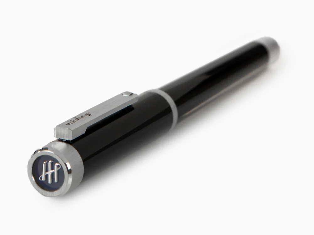 Montegrappa Zero Rollerball pen, Black Resin, Palladium IP, ISZEIRIP - Image 6