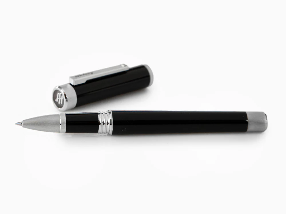 Montegrappa Zero Rollerball pen, Black Resin, Palladium IP, ISZEIRIP - Image 7