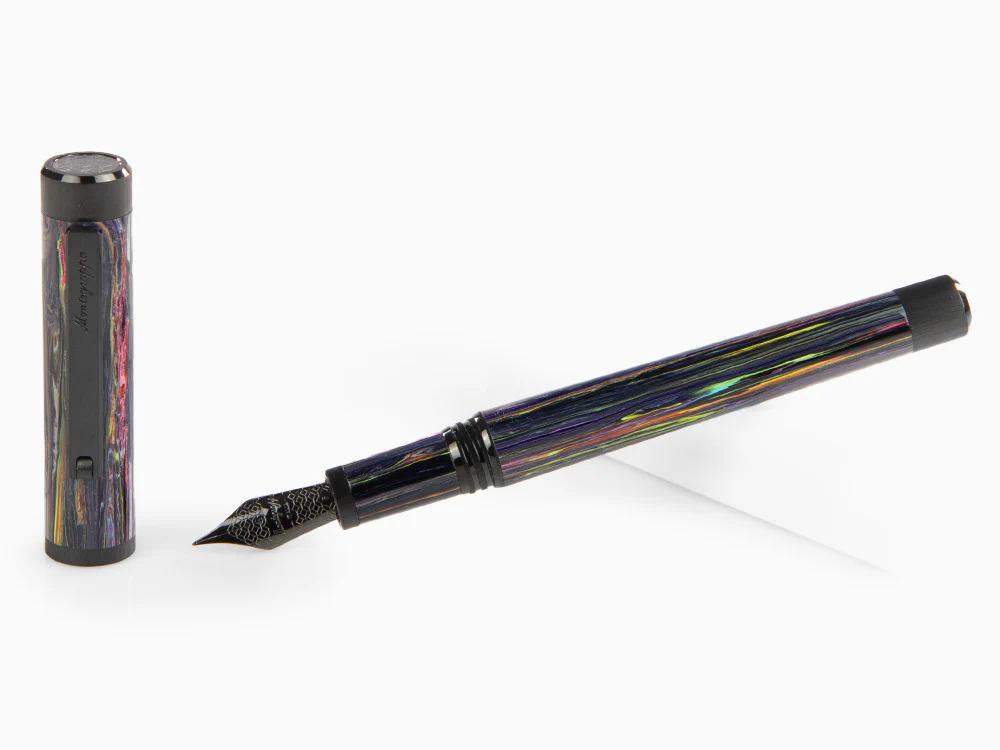 Montegrappa Zero Zodiac Aquarius Fountain Pen, Steel, ISZEZ-IC-V1 - Image 2