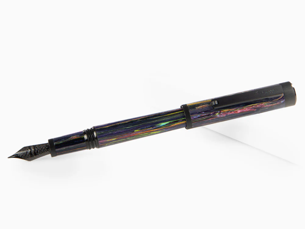 Montegrappa Zero Zodiac Aquarius Fountain Pen, Steel, ISZEZ-IC-V1 - Image 4