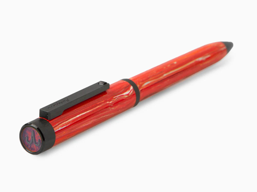 Montegrappa Zero Zodiac Aries Ballpoint pen, Red, Stainless PVD, ISZEZBIC-R3 - Image 6