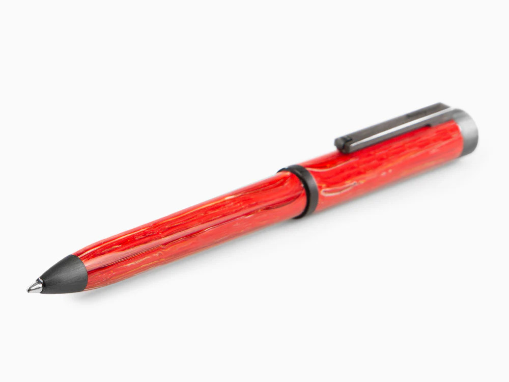 Montegrappa Zero Zodiac Aries Ballpoint pen, Red, Stainless PVD, ISZEZBIC-R3 - Image 7