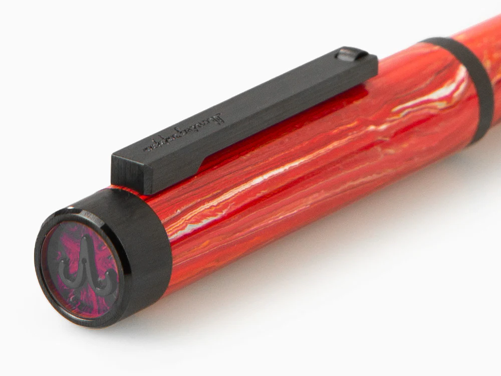 Montegrappa Zero Zodiac Aries Ballpoint pen, Red, Stainless PVD, ISZEZBIC-R3 - Image 9