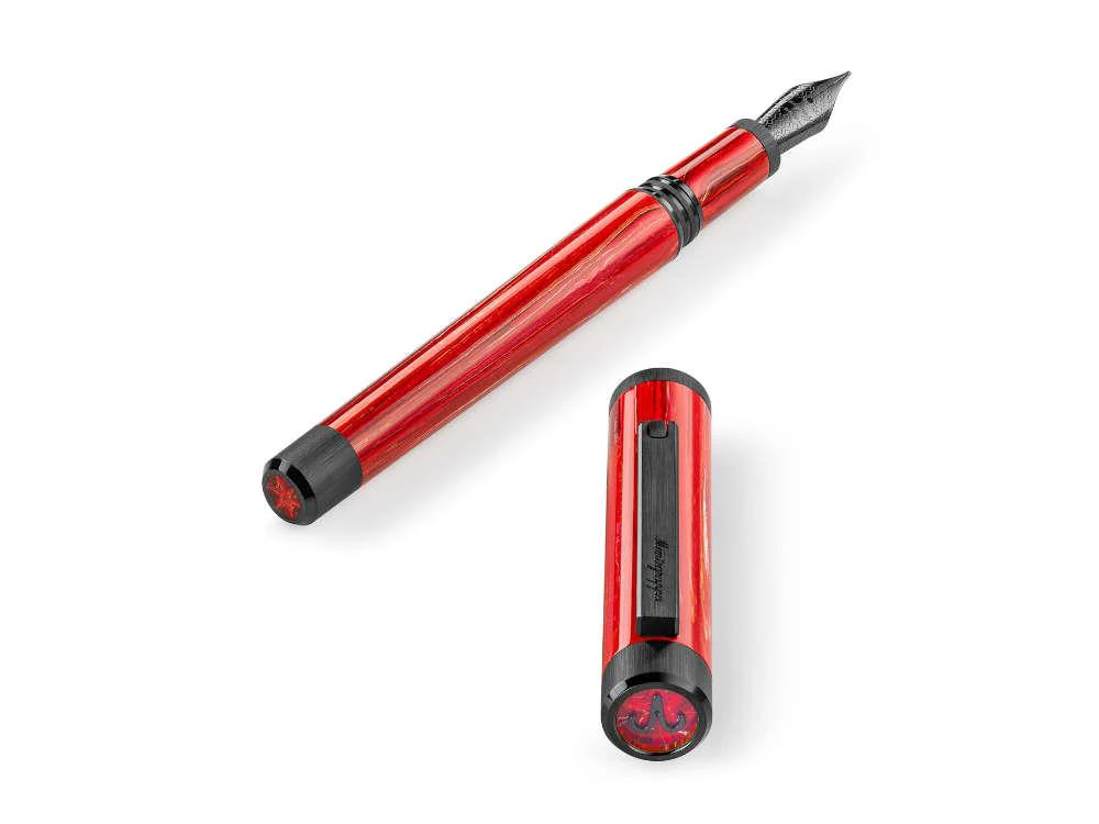 Montegrappa Zero Zodiac Aries Fountain Pen, Steel, ISZEZ-IC-R3 - Image 5