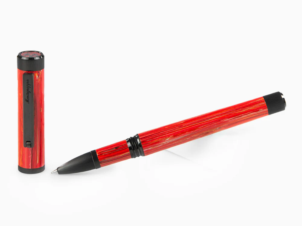 Montegrappa Zero Zodiac Aries Rollerball pen, Red, Stainless PVD, ISZEZRIC-R3 - Image 2
