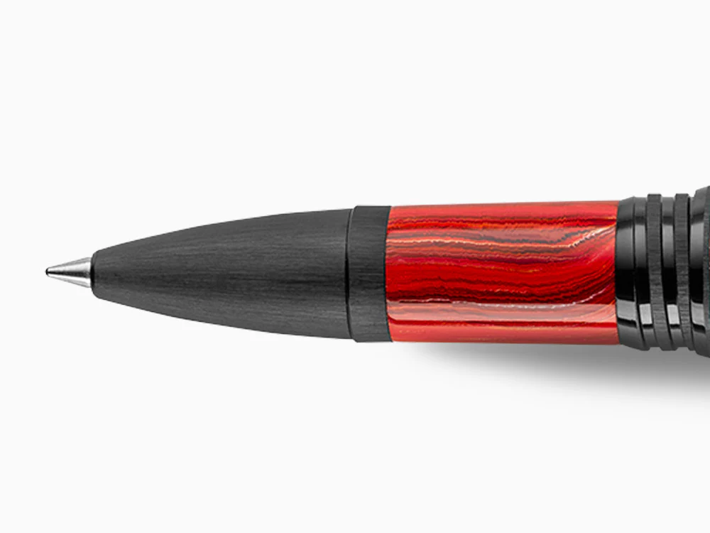 Montegrappa Zero Zodiac Aries Rollerball pen, Red, Stainless PVD, ISZEZRIC-R3 - Image 5