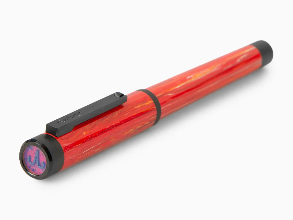 Montegrappa Zero Zodiac Aries Rollerball pen, Red, Stainless PVD, ISZEZRIC-R3 - Image 6