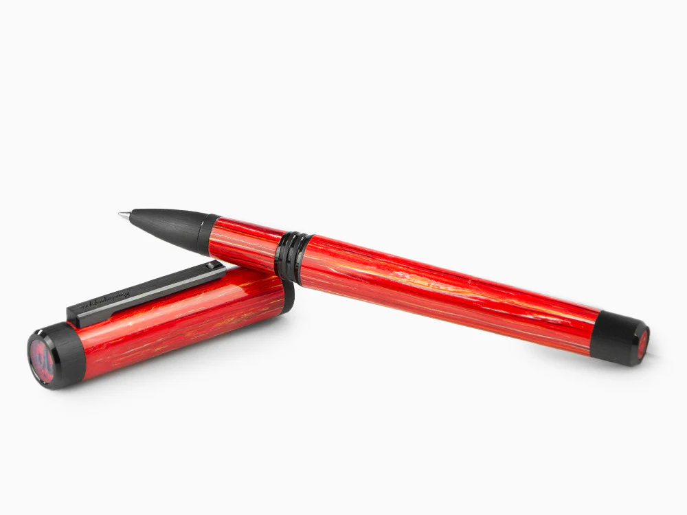 Montegrappa Zero Zodiac Aries Rollerball pen, Red, Stainless PVD, ISZEZRIC-R3 - Image 8