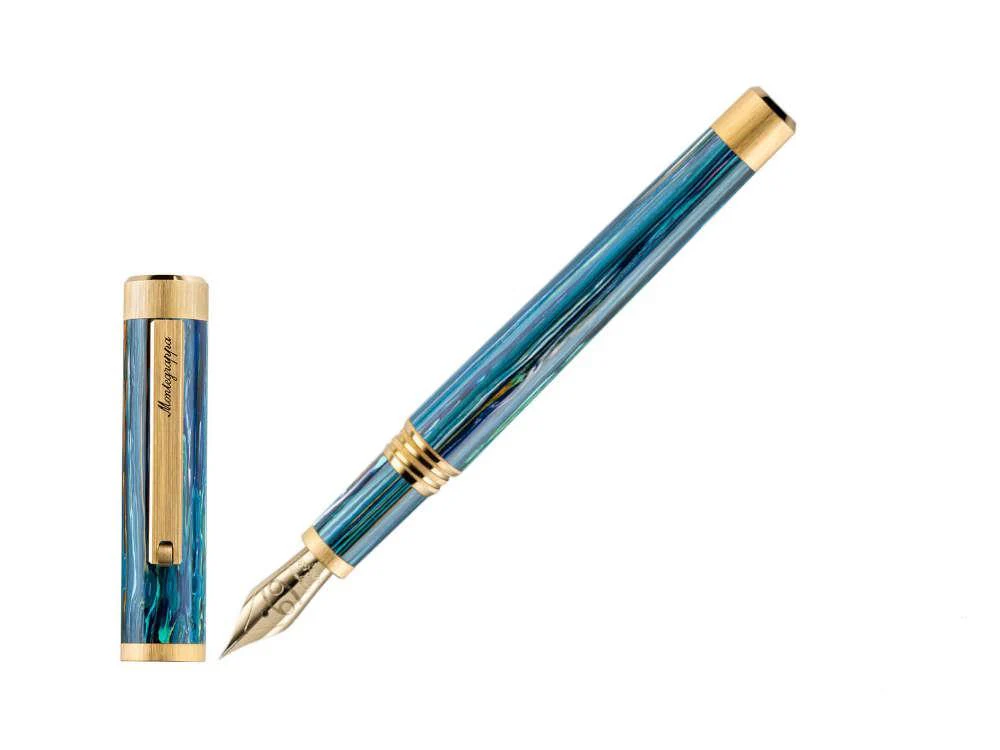Montegrappa Zero Zodiac Cancer Fountain Pen, 14K, LE, ISZEZ-4Y-G9 - Image 2