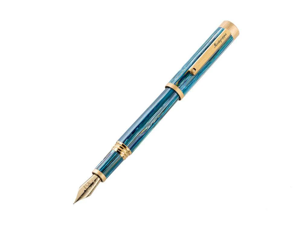 Montegrappa Zero Zodiac Cancer Fountain Pen, 14K, LE, ISZEZ-4Y-G9 - Image 6