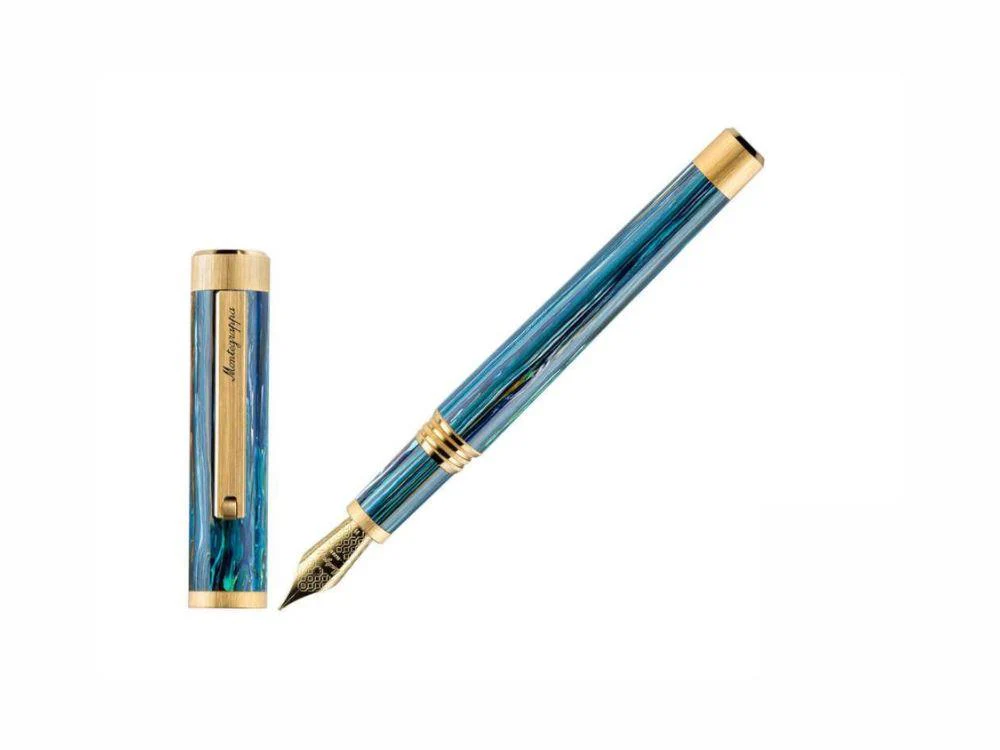 Montegrappa Zero Zodiac Cancer Fountain Pen, Steel, ISZEZ-IY-G9 - Image 2