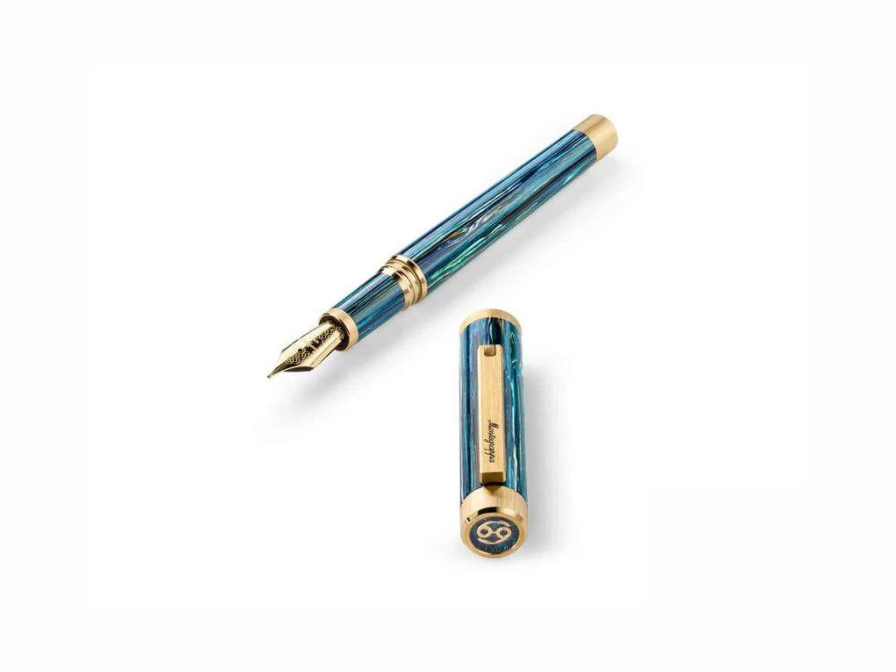Montegrappa Zero Zodiac Cancer Fountain Pen, Steel, ISZEZ-IY-G9 - Image 4