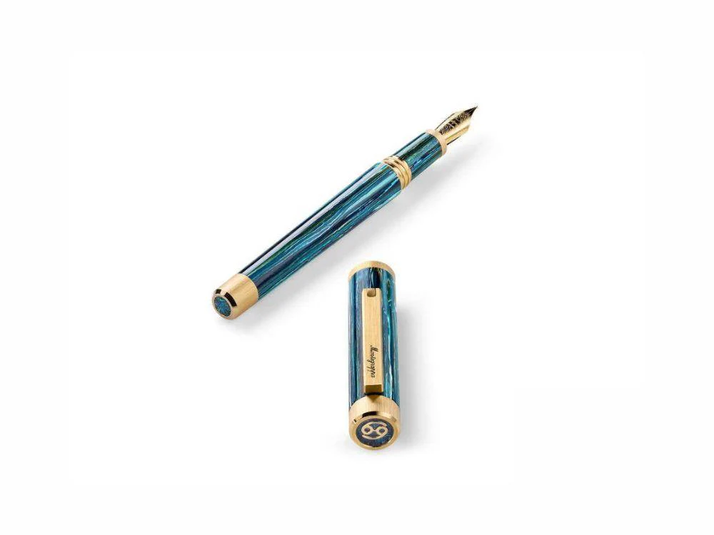 Montegrappa Zero Zodiac Cancer Fountain Pen, Steel, ISZEZ-IY-G9 - Image 5