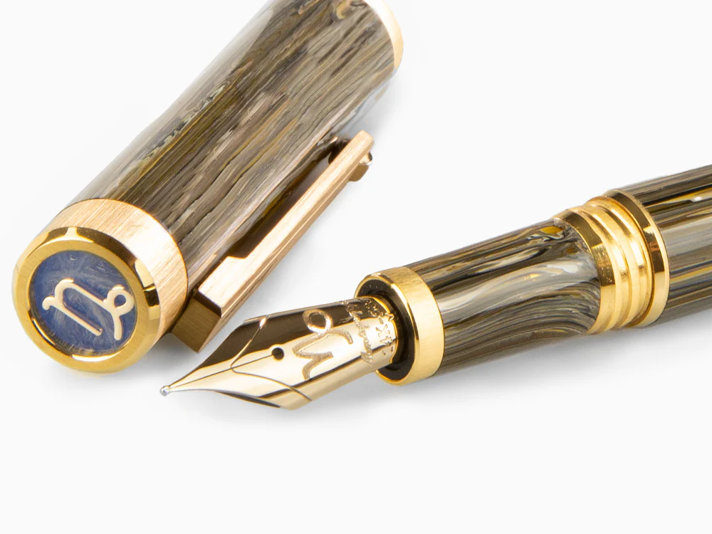 Montegrappa Zero Zodiac Capricorn Fountain Pen, 14K, LE ISZEZ-4Y-M3 - Image 5