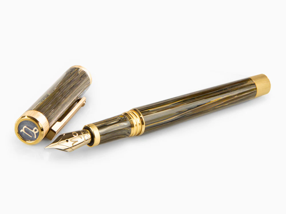 Montegrappa Zero Zodiac Capricorn Fountain Pen, 14K, LE ISZEZ-4Y-M3 - Image 7