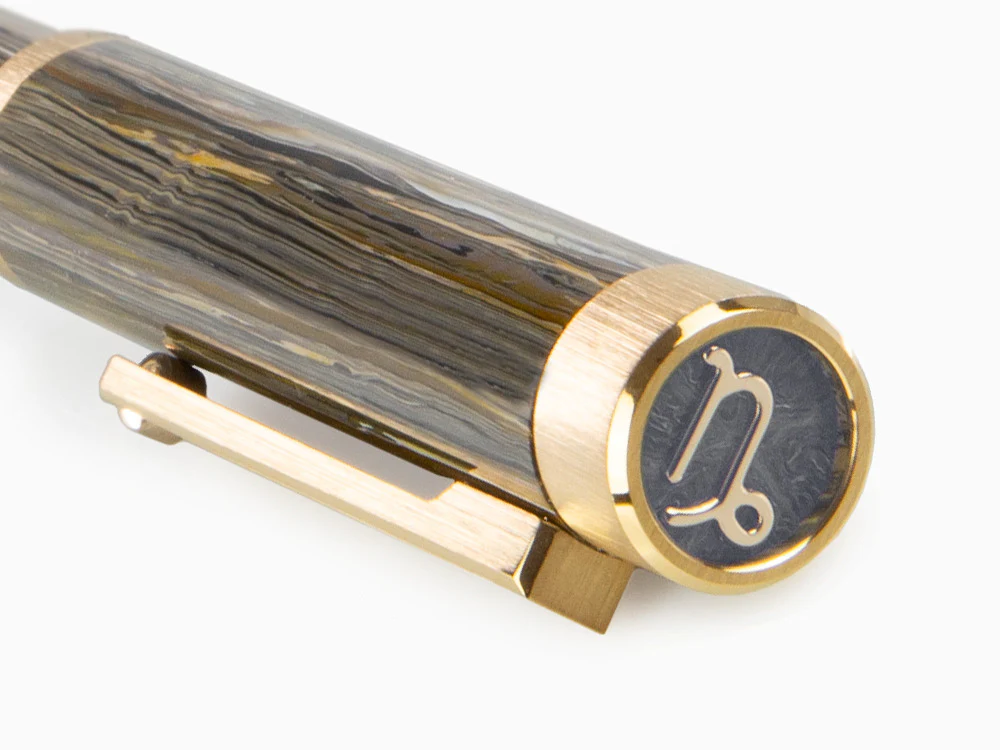 Montegrappa Zero Zodiac Capricorn Fountain Pen, 14K, LE ISZEZ-4Y-M3 - Image 9