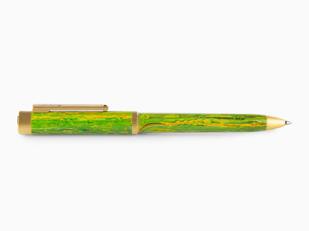 Montegrappa Zero Zodiac Gemini Ballpoint pen, Green, Gold plated, ISZEZBIY-G7 - Image 6